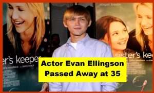 Actor Evan Ellingson